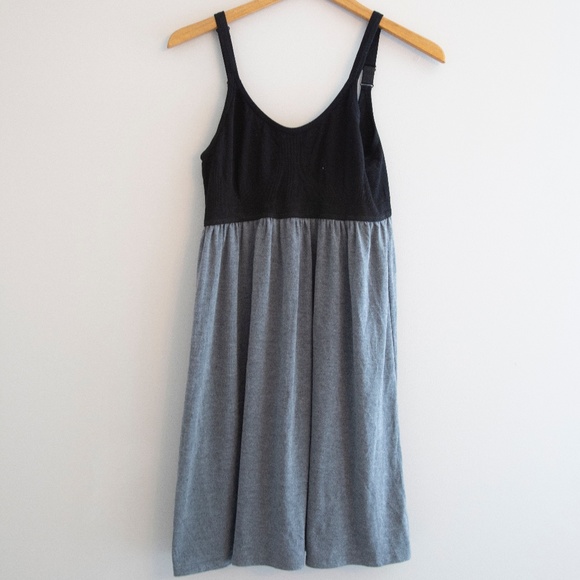 Gilligan & O'Malley Other - Gray & Black Sleep or Lounge Dress Flowy